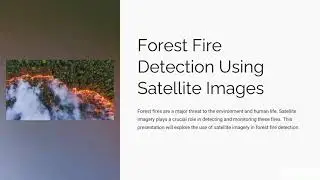 Forest Fire Detection Using Satellite Images