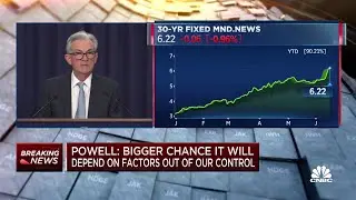 Fed Chair Powell: Mortgage rates have moved up and we're watching to see what happens