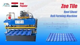 Glazed Zee Tile Roof Sheet Roll Forming Machine