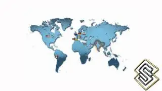 world map with countries moving animation -Web Designing and Web Development India.