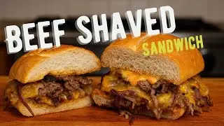 ASMR Beef Shaved Sandwich 🍖🥪 | Satisfying Homemade Recipe