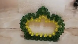 DIY Салфетница-корона из бусин. Часть#1.