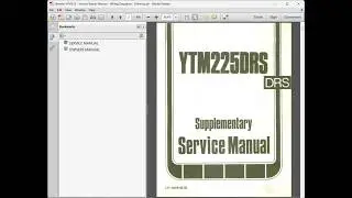 Yamaha YTM225 - Service Manual / Repair Manual - Wiring Diagrams - Owners Manual