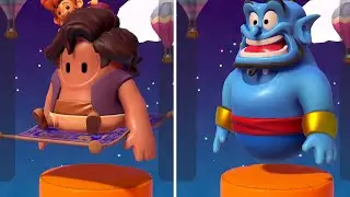 Fall Guys #600 *Aladdin & Abu & Genie* (PC)(No Commentary)