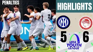 PENALTIES | Olympiacos U19 6-5 Inter U19 | UEFA YOUTH LEAGUE
