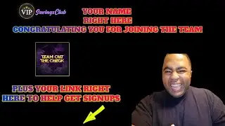 JOIN MY VIP SAVINGS CLUB TEAM AND GET A BRANDED VIDEO SHOUT OUT