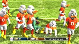 NCAA Football 09 Mascot Game Notre Dame vs Miami