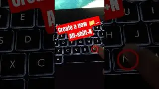 keyboard shortcut keys for create a new folder 📁...... #shortcutkeys #shortvideo #viral #keyboard
