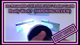 Действительно ли работают многоразовые тестовые карты UV (UVA, UVB и UVC) (ОБЗОР карт HARDKING UVA/UVB/UVC)?