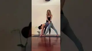 Hands On Assist for Yoga: Twisting Triangle