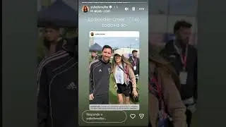 Conocida influencer conoció a Messi en Miami