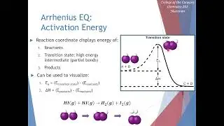 Chemistry 202 Lecture 8 - Arrhenius Equation
