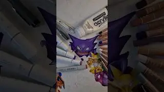 Let's draw 151 Pok&eacute;mon! #17 Haunter