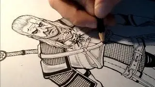 How To Draw The Witcher - Geralt of Rivia