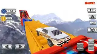Impossible Race tracks Car Stunt Driving Game #2 - Android Gameplay By Silent102