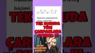 TEK SORUDA T&Uuml;M &Ccedil;ARPANLARA AYIRMA !!! #matematik #yks #kpss #&ouml;sym
