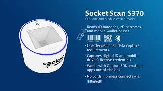Introducing SocketScan S370 NFC & QR Code Mobile Wallet Reader
