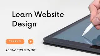 Adding Text Element in ADI Website | Website Design Course for Free
