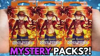 I OPENED THE ONE PIECE CARD GAME TREASURE BOOSTER SET MYSTERY PACKS!