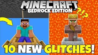 10 NEW Minecraft Glitches That Make NO SENSE! Minecraft Bedrock Edition