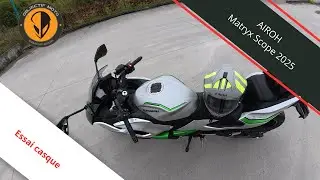 Essai casque Airoh Matryx Scope