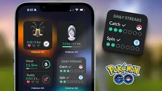 New Pok&eacute;mon GO Daily Streaks Widget for iPhone and Android
