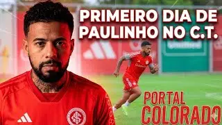 Paulinho - Primeiro dia no C.T clube Internacional