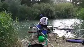 Pesca de alburnos en la badina!!!
