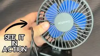Gaiatop USB Desk Fan | Mini Desktop Fan from Amazon