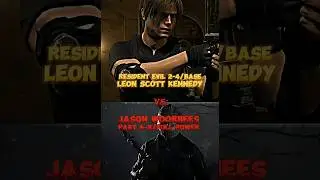Leon Scott vs Jason Woorhees #рекомендации #сравнение #edit #shorts #residentevil #vs #slasher #meme