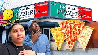 В пиццерии Cross Bronx самые большие куски пиццы в Нью-Йорке!