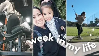 week in my life | jet lag | pokemon cards | golfing | leg day | cooking | grocery haul | new dyson