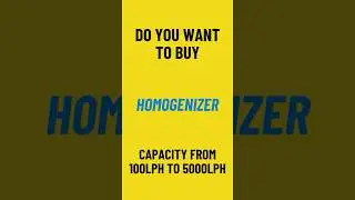 High Performance Homogenizer [+91 99944 35262] #dairy #icecream #ice #food #machinery #machine