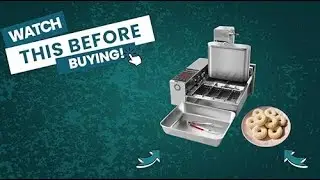 HNZXIB 1750pcs/hour Mini 4-Row Donut Maker Review