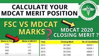HOW TO CALCULATE YOUR MDCAT RESULT MERIT POSITION AGGREGATE PMC RESULT 2023 LATEST YEAR MERIT LIST