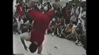 Bboy Crumbs 1998 Battling Ground Zeroh Crew @ Bboy Pro-Am (Miami)