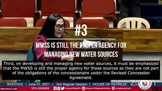 DS Bernadette Herrera makes a manifestation on the twin water franchise bills
