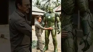 iron man create his armor by grass #iron man #satisfying #ai #trend #marvel