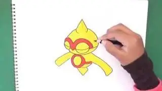 Dibujando y pintando a Baltoy (pokemon) - Drawing and painting to Baltoy
