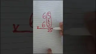 Math Life hack with Sam, 65x65=❓❓ #shorts