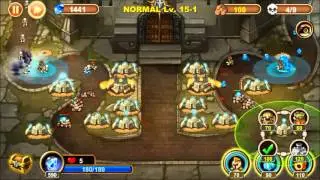 Castle Defense 15-1 Walkthrough, Normal, 3 Stars!