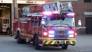 Newark FD Ladder 5 Responding 