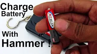 Recharge a Non Rechargeable Battery in 5 seconds 🔋