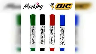 Review: Kit Pincel Caneta P/ Quadro Branco 4 Cores + Apagador - Bic