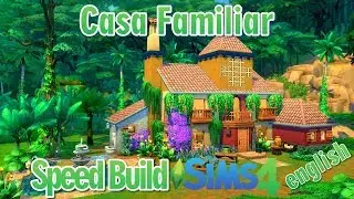 Sims 4 - Speed Build - Jungle Holiday Home: Casa Familiar - Jungle Adventure Gamepack - english