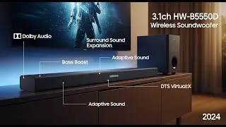 Samsung HW-B550D Soundbar Review 🔊 Big Bass & Clear Dialogue (2024)