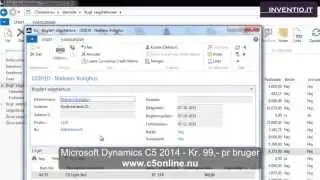 C5online: S&aring;dan laver du en kreditnota i Microsoft Dynamics C5