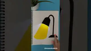 DIY interactive lamp card. Easy paper electronics project for beginners #stem #craft #science