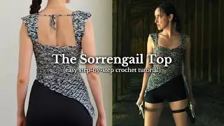 How to Crochet the Sorrengail Top (Fourth Wing inspired)