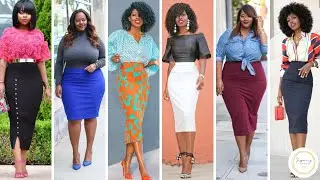 Pencil Skirt Fashion Trends || How to Style a Straight Skirt